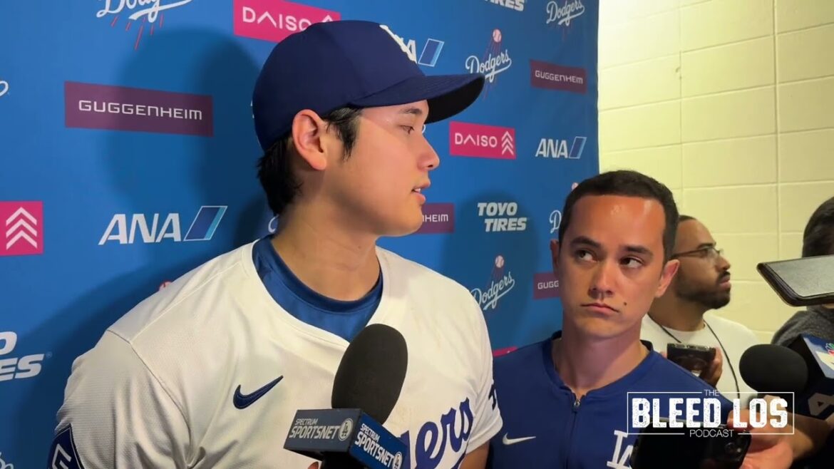 Dodgers Postgame: Shohei Ohtani discusses his home run tonight on Japanese Heritage Night