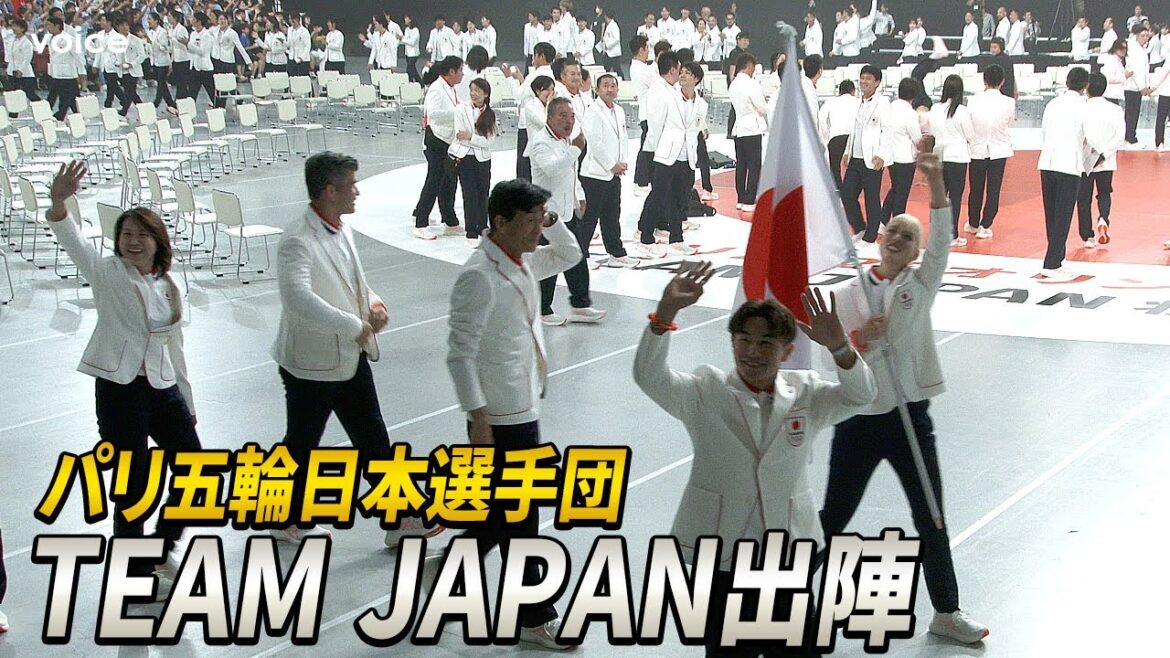 [Paris Olympics send-off party]317 members of the Japanese delegation depart for the Olympics, seen off by elementary and middle school students! Signed balls are also thrown in!