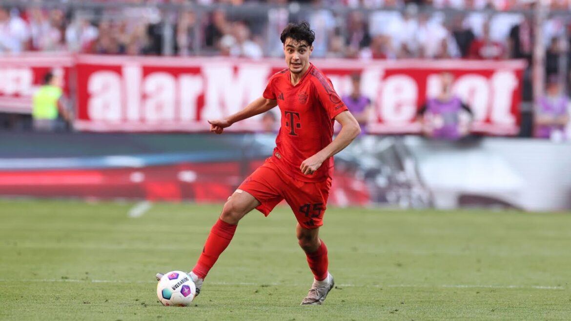 Aleksandar Pavlovic Bayern Munich vs Wolfsburg (2024/05/12)