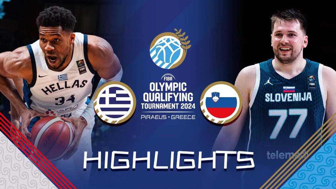 Giannis wins the battle against Luka as Greece 🇬🇷 move on | Highlights | FIBA OQT 2024 Greece