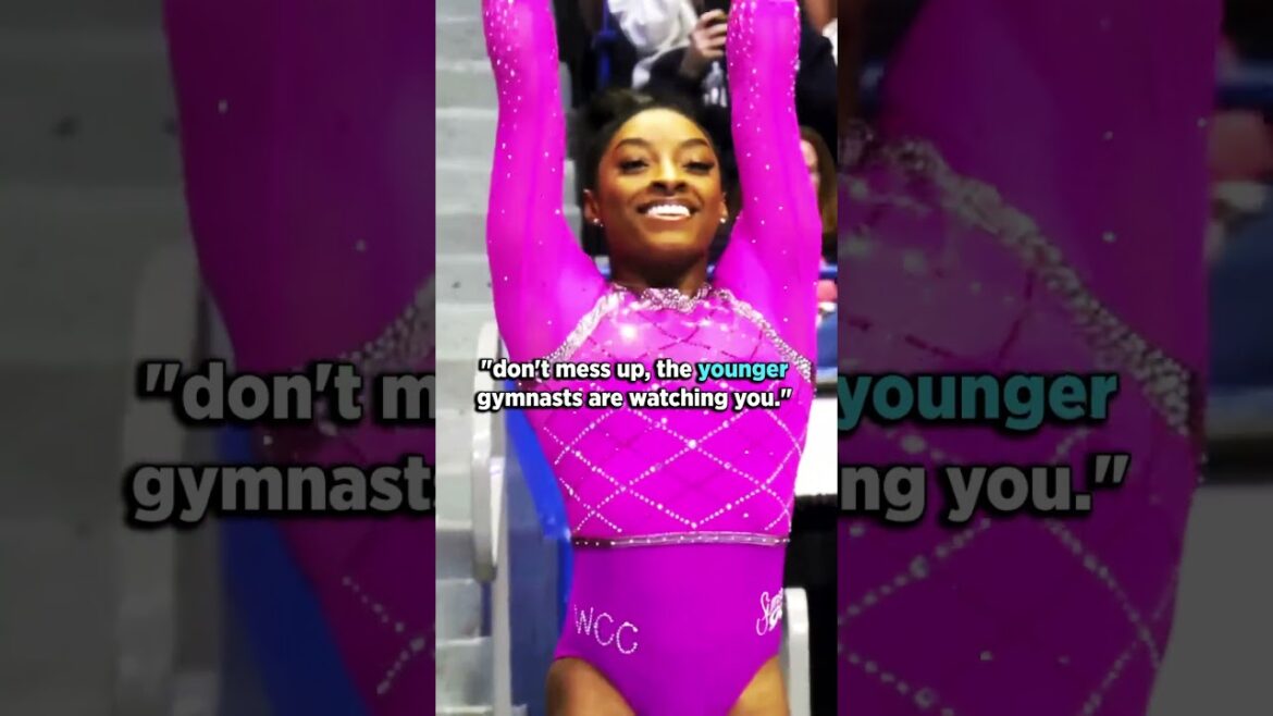 Don’t mess up! Simone Biles THEN vs NOW #gymnastics #sports #olympics Don’t mess up! Simone Biles THEN vs NOW #gymnastics #sports #olympics