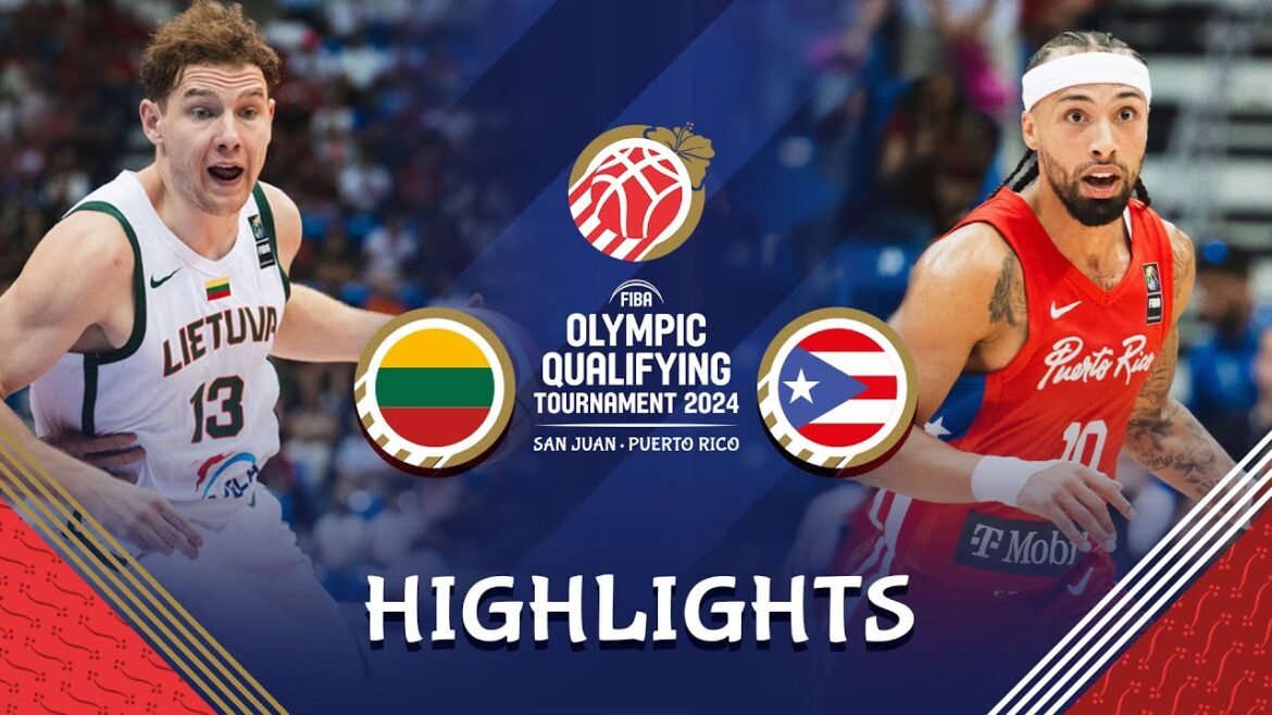 Final: Lithuania 🇱🇹 vs Puerto Rico 🇵🇷 | Highlights | FIBA OQT 2024 Puerto Rico