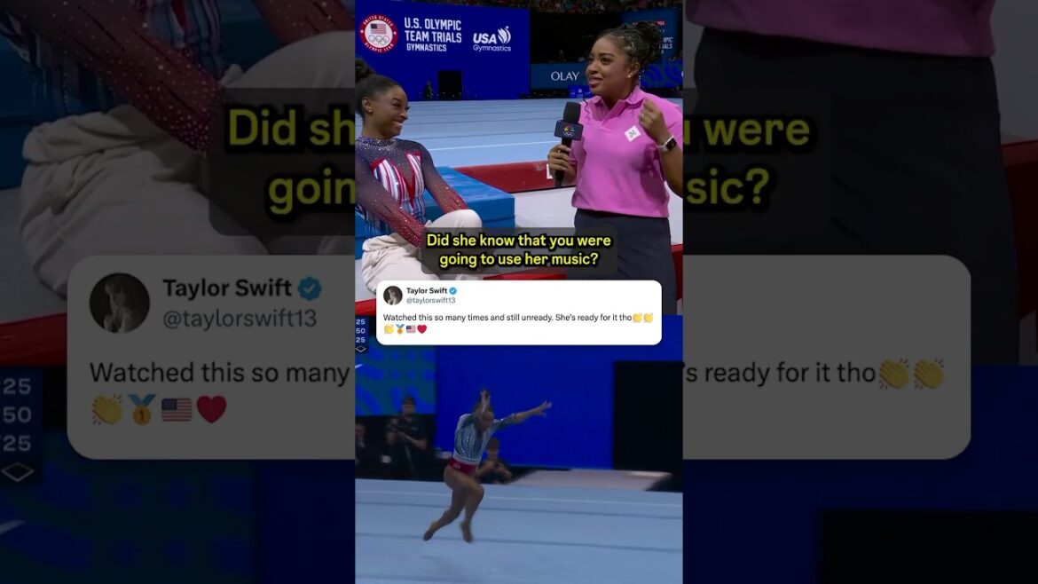 Simone Biles is a Swiftie?!🤩⭐✨
