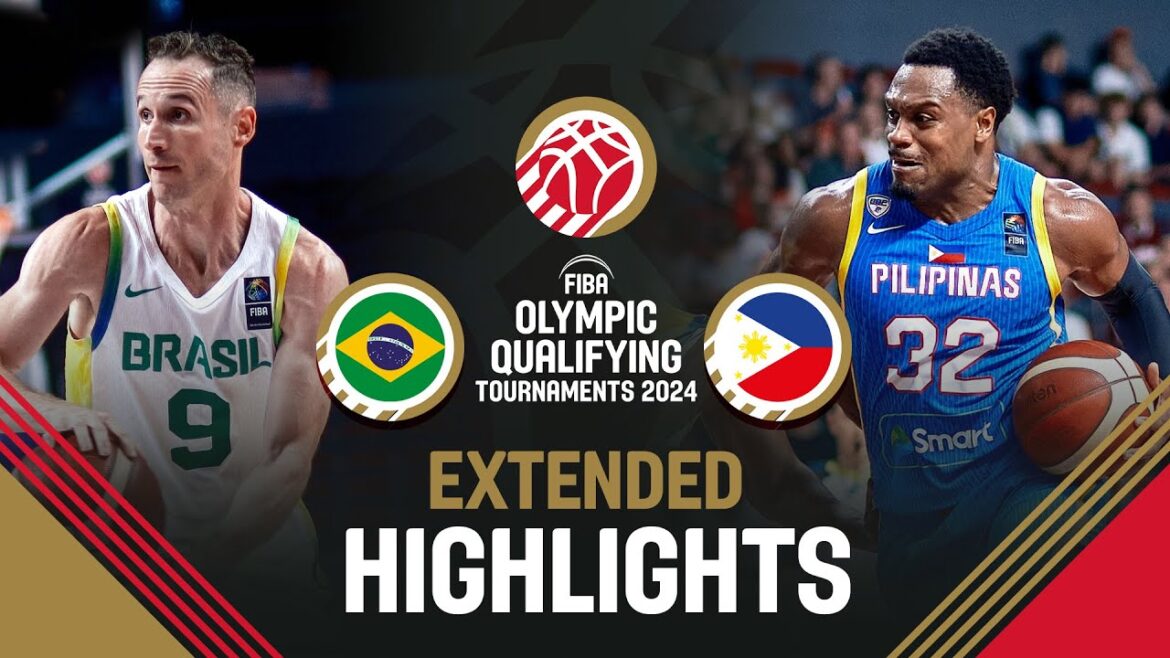 Semi-Finals: Brazil 🇧🇷 vs Philippines 🇵🇭 | Extended Highlights | FIBA OQT 2024 Latvia