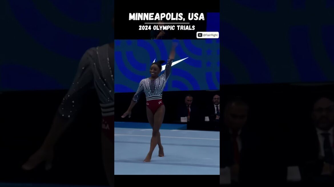 #1 Simone Biles Floor Exercise | 2024 US Olympic Trials | Enjoy 🤩 #1 Simone Biles Floor Exercise | 2024 US Olympic Trials | Enjoy 🤩
