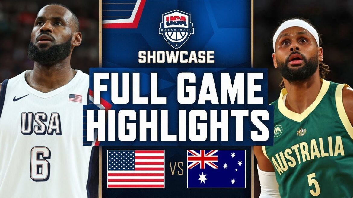 @Olympics2024Paris USA vs AUSTRALIA EXHIBITION FULL GAME HIGHLIGHTS 2024 Paris Olympic Games NBA2K24
