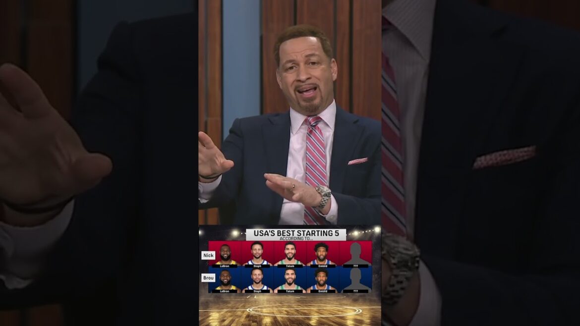 Nick and Brou list their Starting 5 for Team USA 🏀 #basketball #usa #olympics Nick and Brou list their Starting 5 for Team USA 🏀 #basketball #usa #olympics