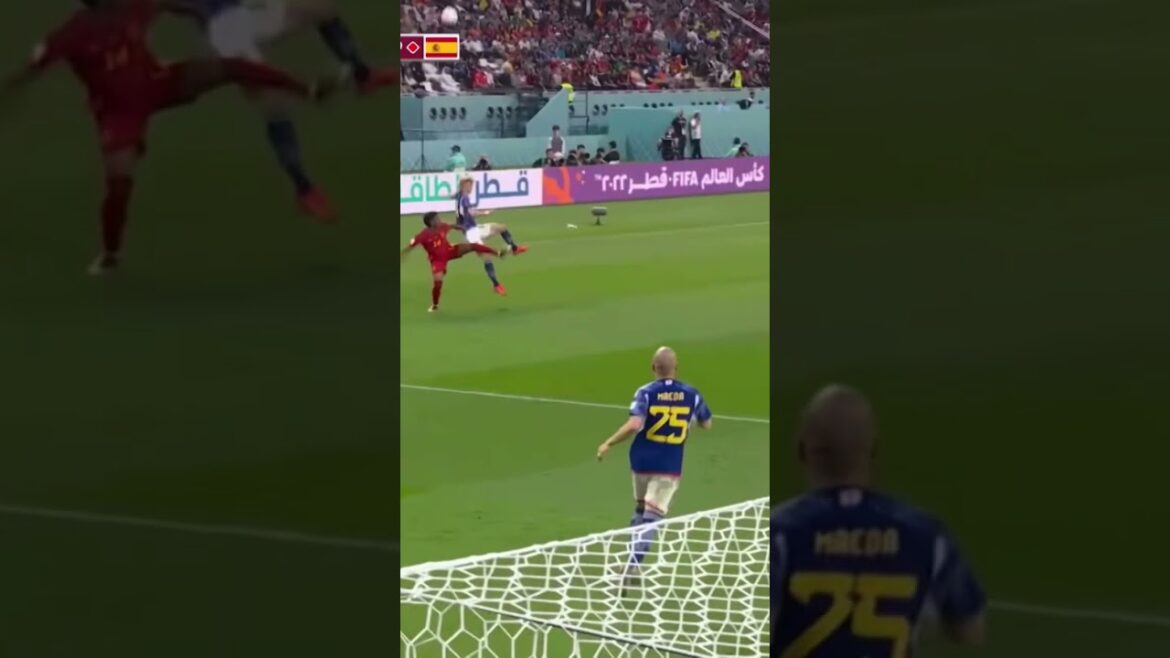 #fifa Doan on fire what a  goal Japan vs spain fifa world cup 2022 #shortsvideo