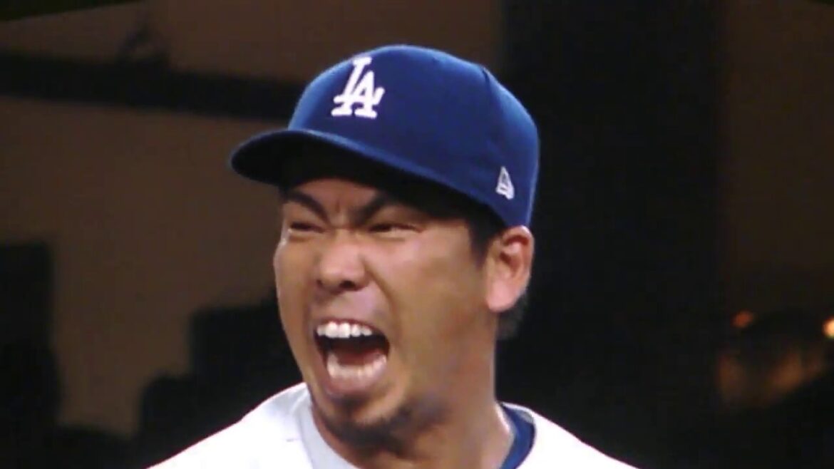 [Roaring after three consecutive strikeouts!]Dodgers Kenta Maeda's pitching form_2018091801