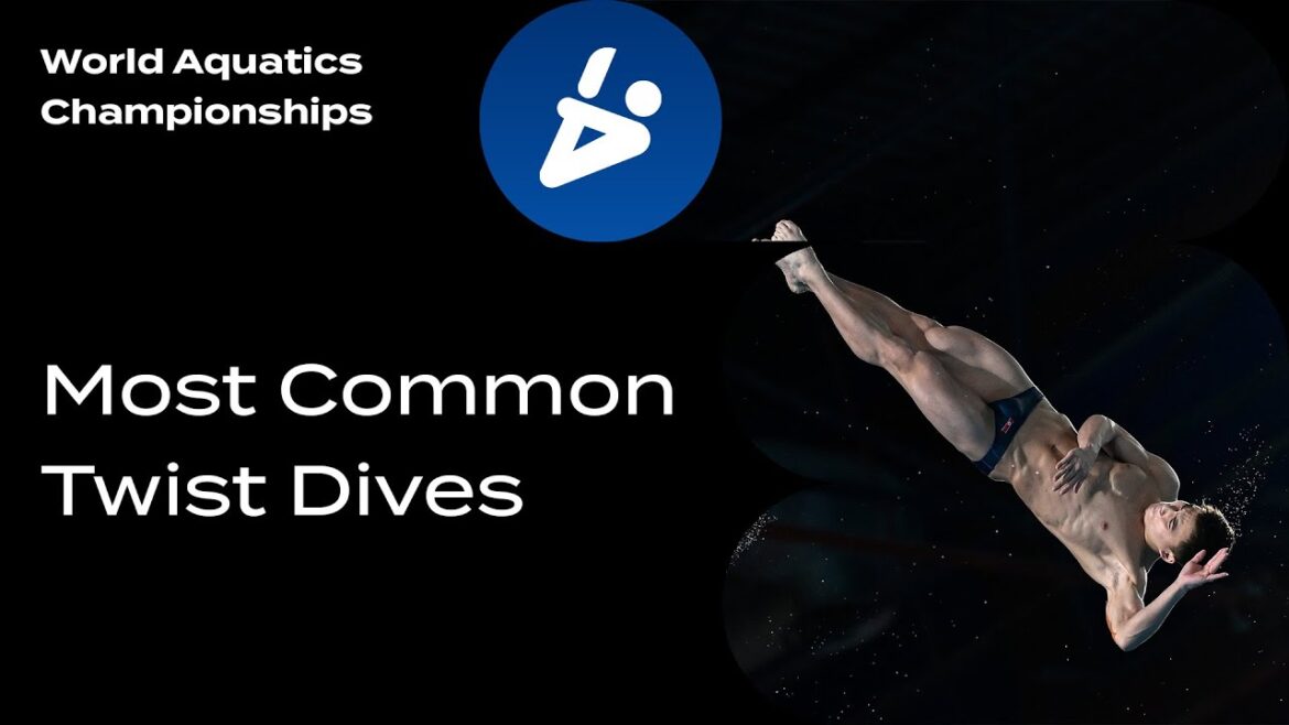 Most Common TWIST DIVES at the World Championships and Olympic Games