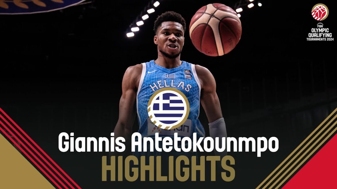 Giannis Antetokounmpo 🇬🇷 Top Plays | FIBA Olympic Qualifying Tournament 2024