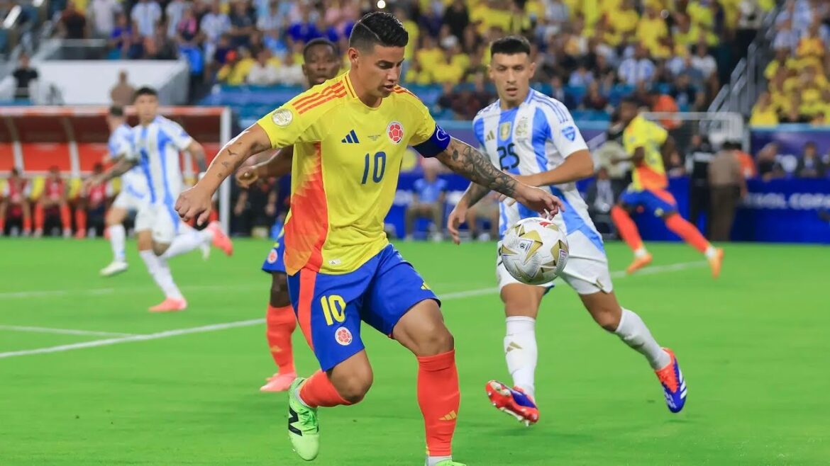 James Rodriguez Colombia vs Argentina 0-1 (2024/07/15) James Rodriguez Colombia vs Argentina 0-1 (2024/07/15)