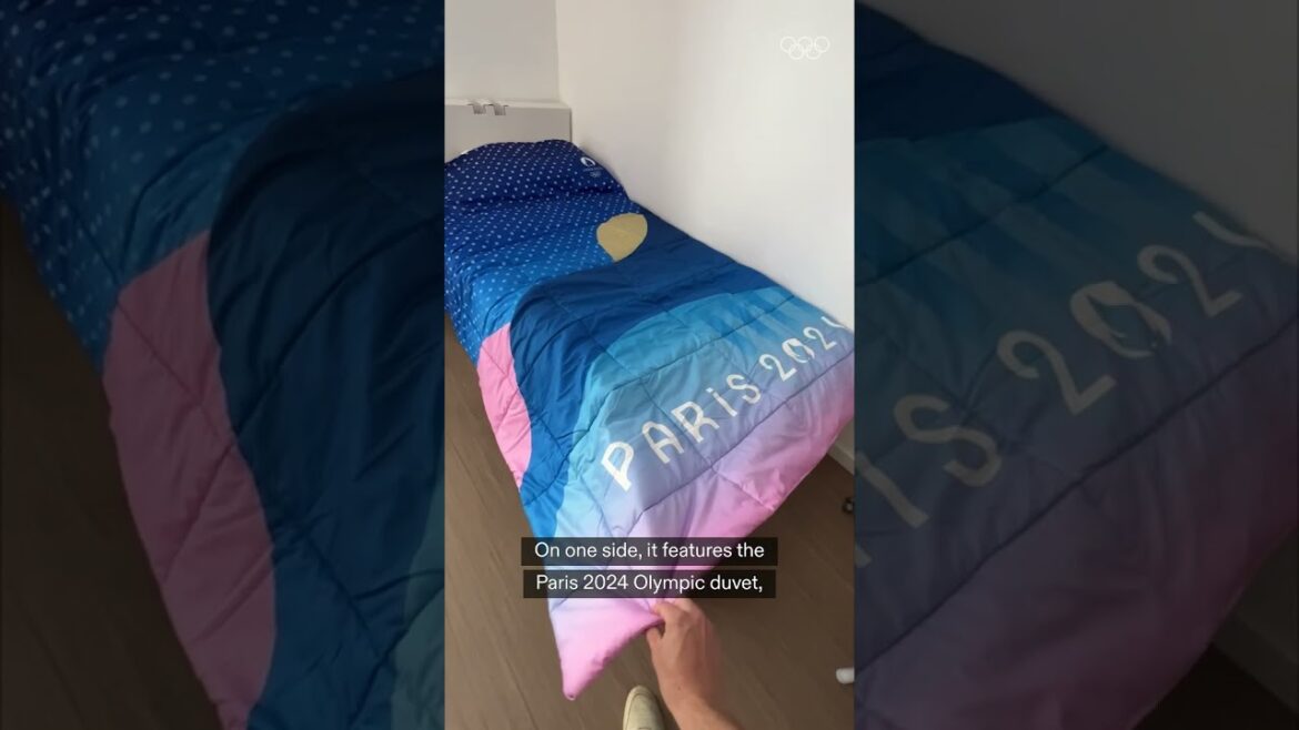 The #Paris2024 Olympic beds 🛏️ 😴 These are the same cardboard beds used at #Tokyo2020!