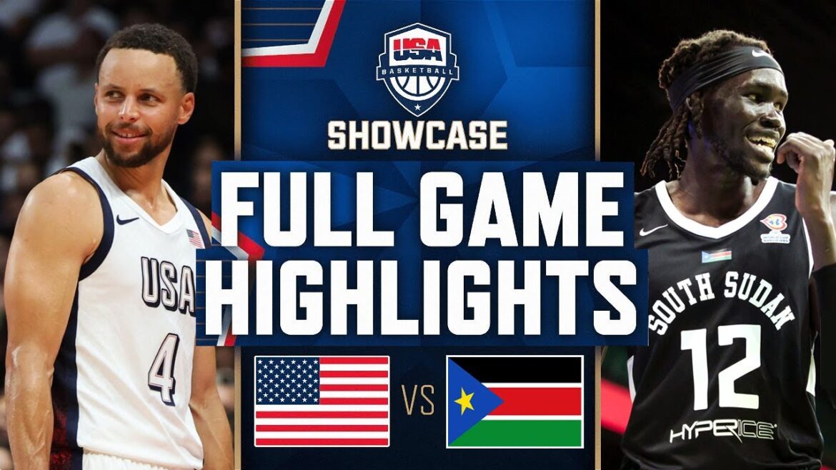 USA vs SOUTH SUDAN EXHIBITION | FULL GAME HIGHLIGHTS | 2024 Paris Olympic Games Highlights NBA 2K24