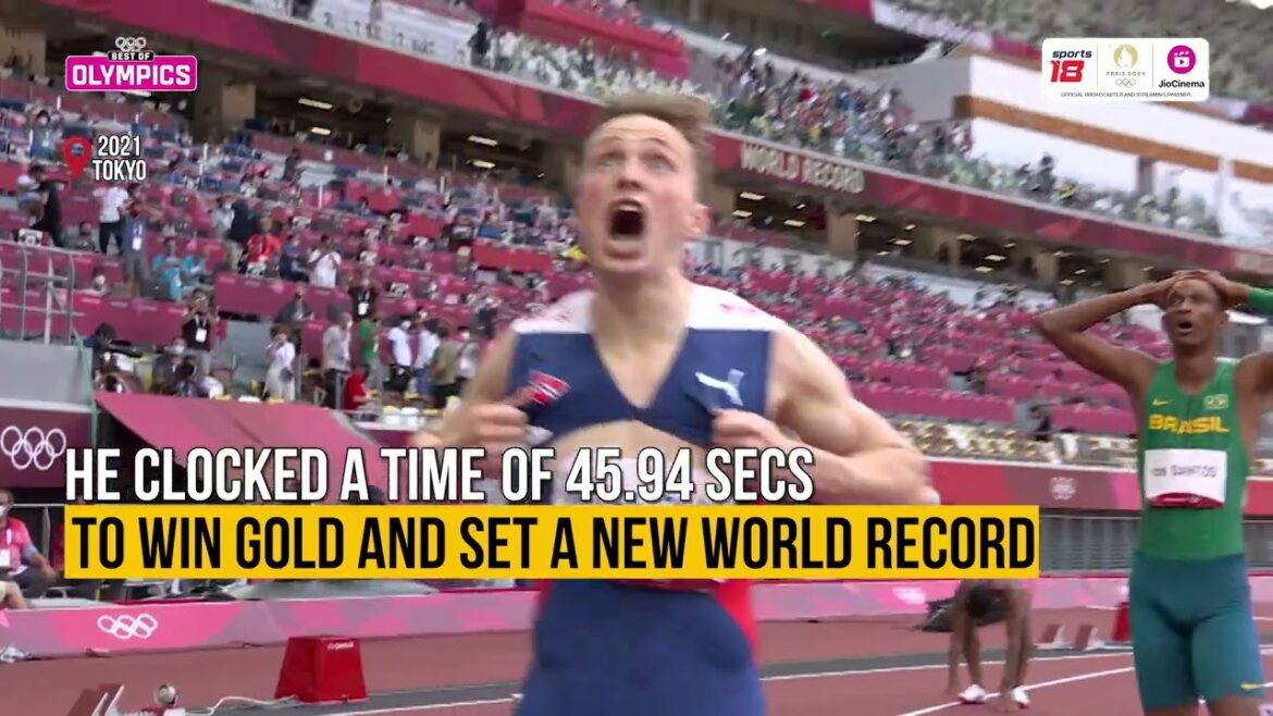 Karsten Warholm shatters 400m hurdles world record in Tokyo | Olympics | JioCinema & Sports18