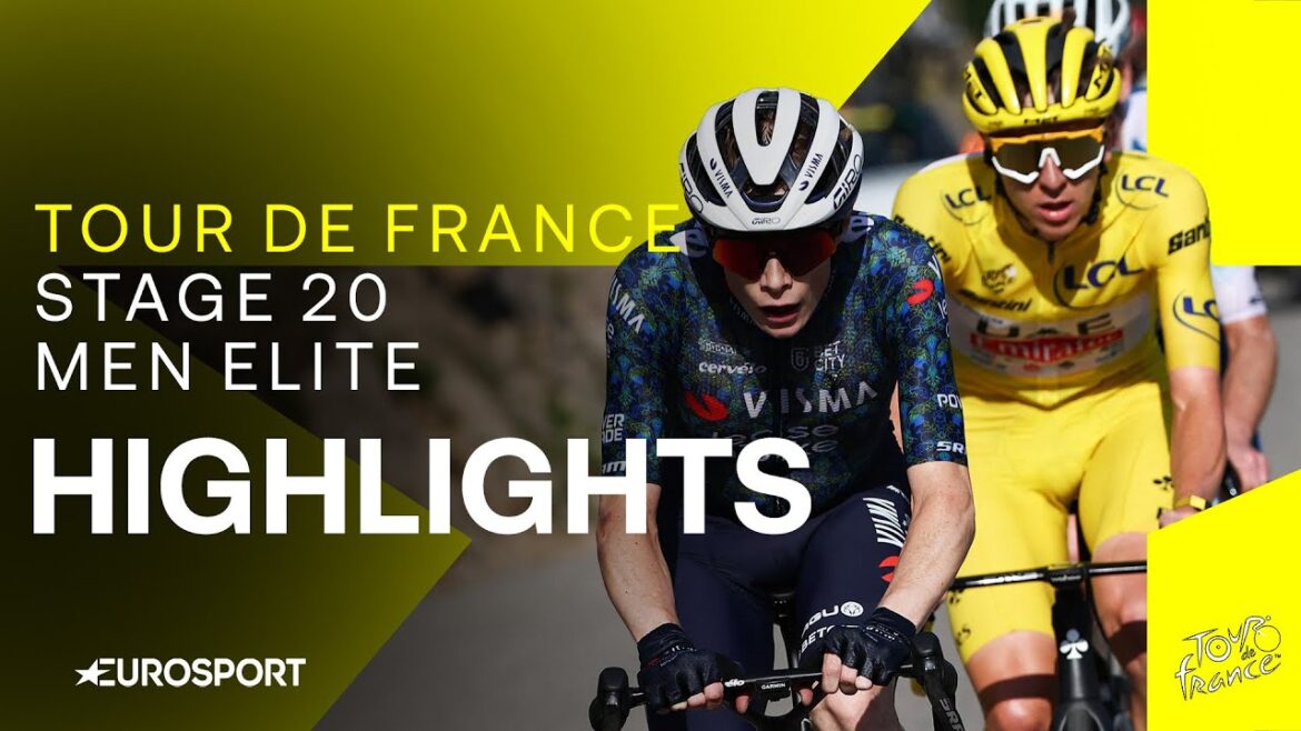 AMAZING BATTLE! 😳 | Tour de France Stage 20 Race Highlights | Eurosport Cycling