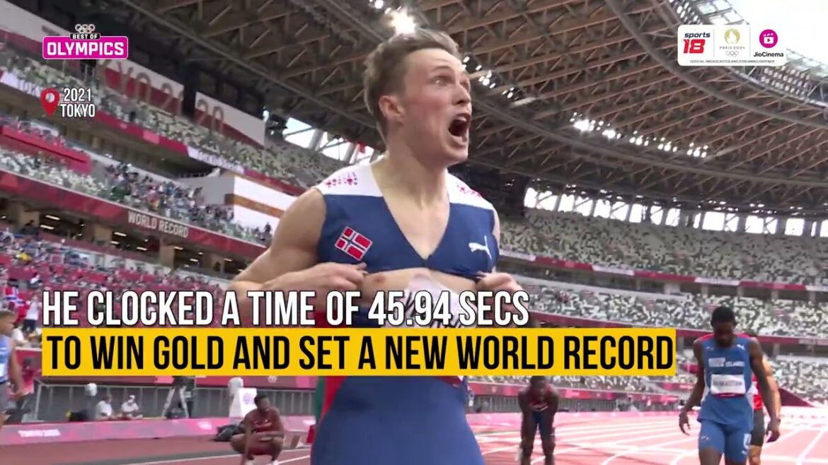Karsten Warholm shatters 400m hurdles world record in Tokyo | Olympics | JioCinema & Sports18