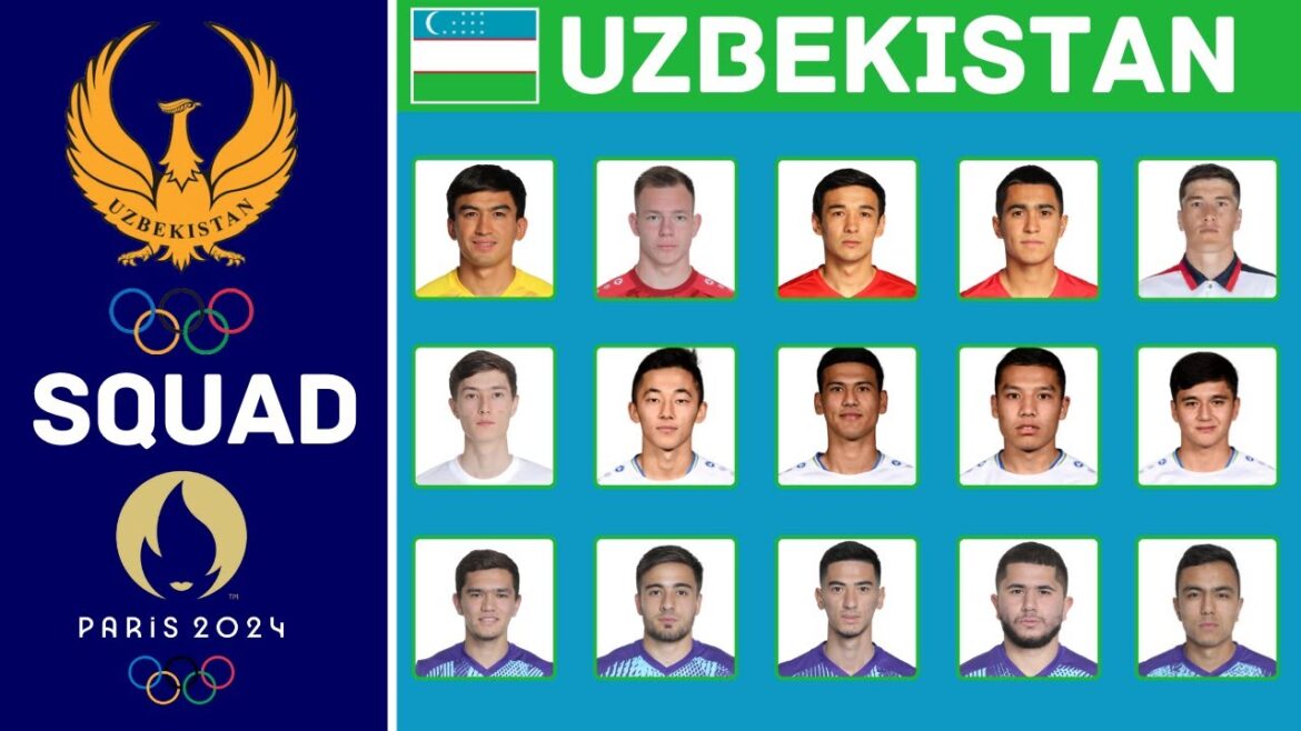 UZBEKISTAN Official Squad For Paris Olympics 2024 | Olympic Games Paris 2024 | Uzbekistan UZBEKISTAN Official Squad For Paris Olympics 2024 | Olympic Games Paris 2024 | Uzbekistan