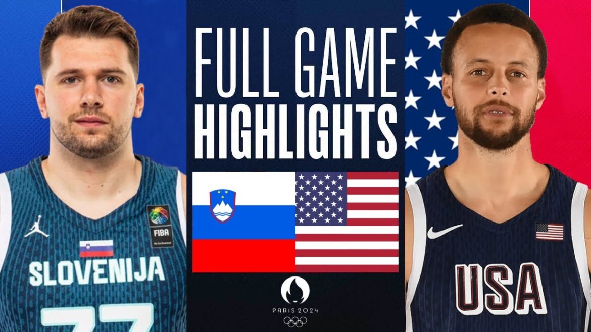 USA vs SLOVENIA EXHIBITION FULL GAME HIGHLIGHTS | 2024 Paris Olympic Games Highlights Today 2K24