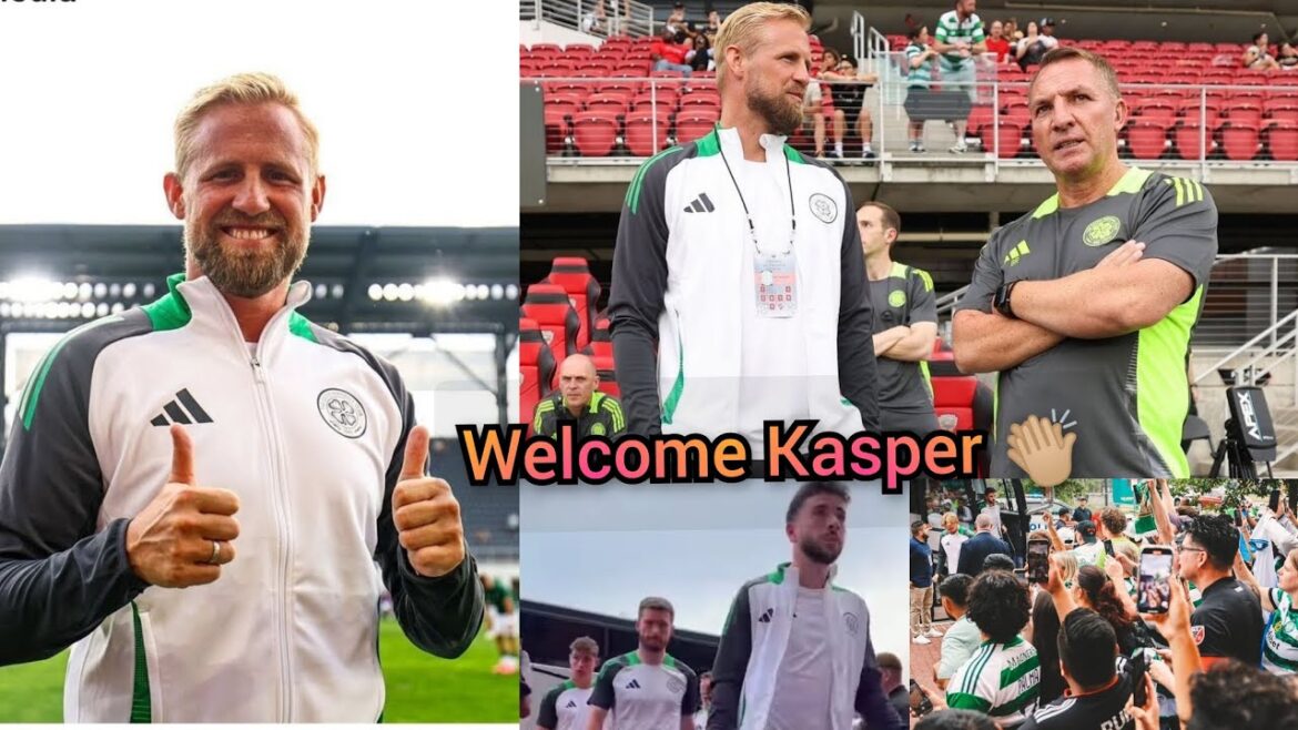 New Celtic signing Kasper Schmeichel meets team on tour, Brendan Rogers excited for reunion...