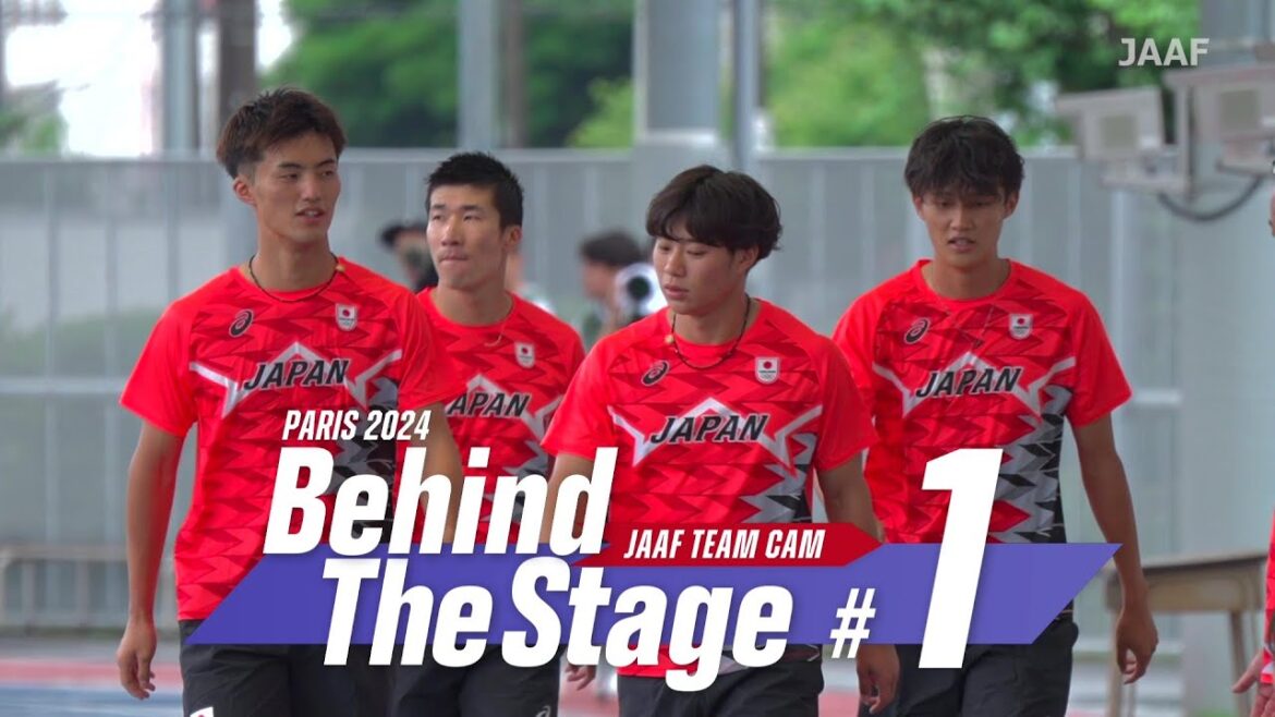 [Behind The Stage]#ParisOlympics Team JAPAN kicks off! Close-up look at the public practice of the men's 4x100m relay | Japan Athletics National Team TEAM CAM Vol.1