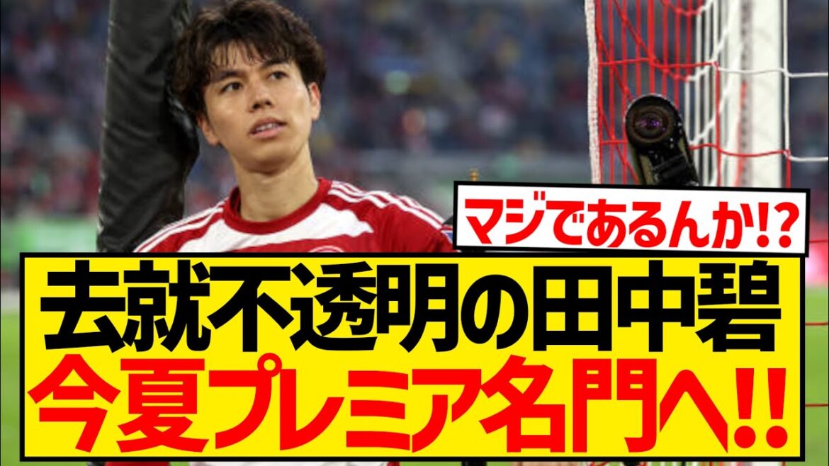 [Good news]Finally escapes from the 2nd Bundesliga division?! Tanaka Ao could be moving to a prestigious Premier League club!