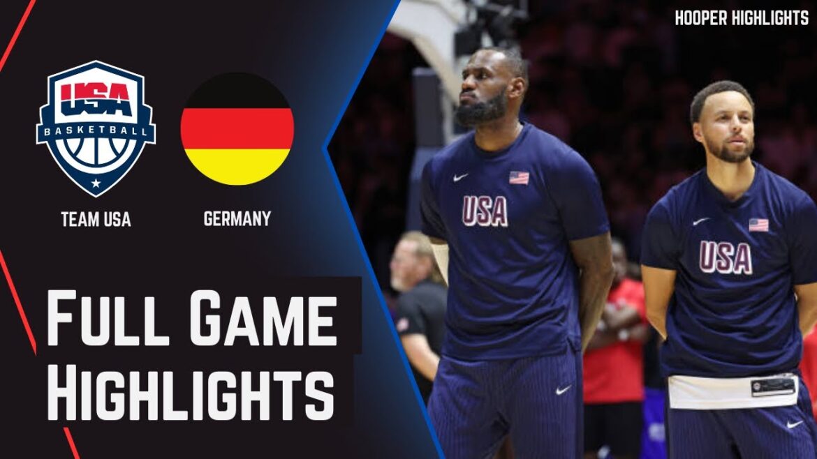 Team USA vs Germany Full Game Highlights | Jul 22 | 2024 Paris Olympics Basketball