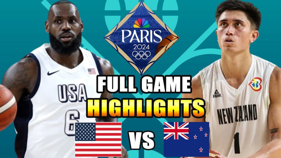 Team USA vs New Zealand Full Game Highlights | July 23, 2024 | Olympic Men’s Basketball Exhibition Team USA vs New Zealand Full Game Highlights | July 23, 2024 | Olympic Men’s Basketball Exhibition