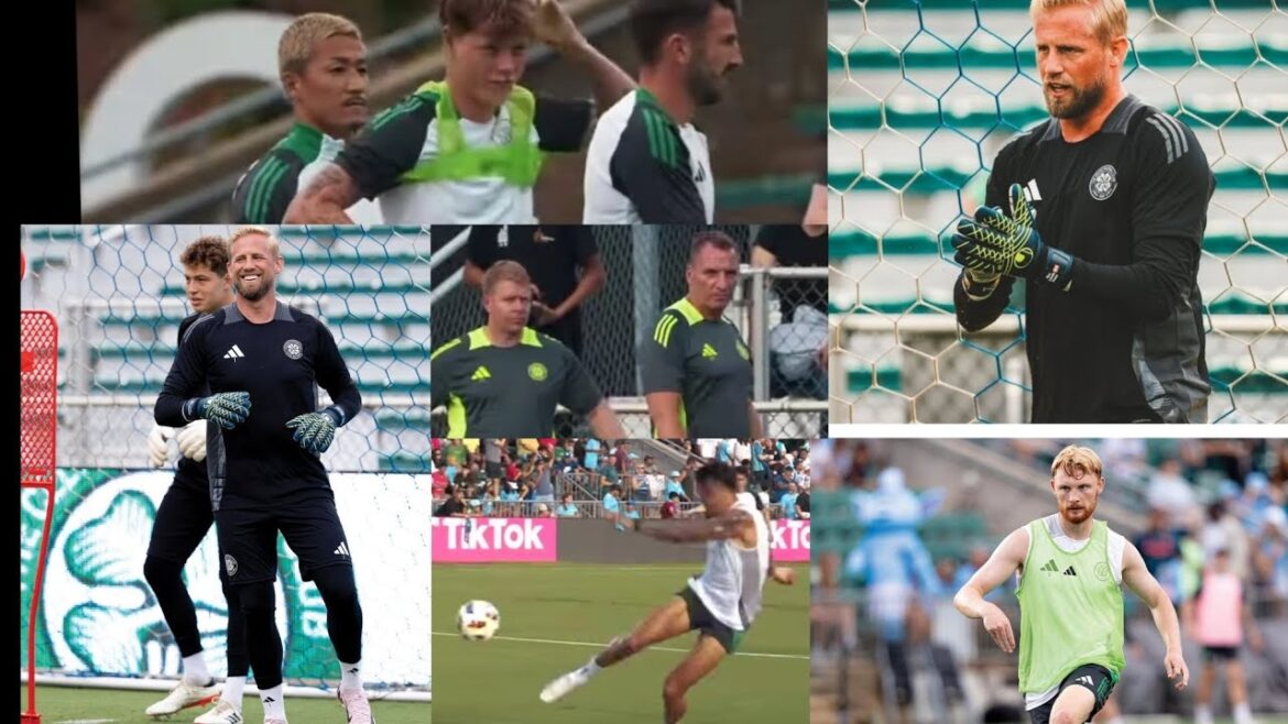 Celtic Vs Man City | Kasper Schmeichel ready for showdown 🔥, Brendan Rogers prepares team for tie