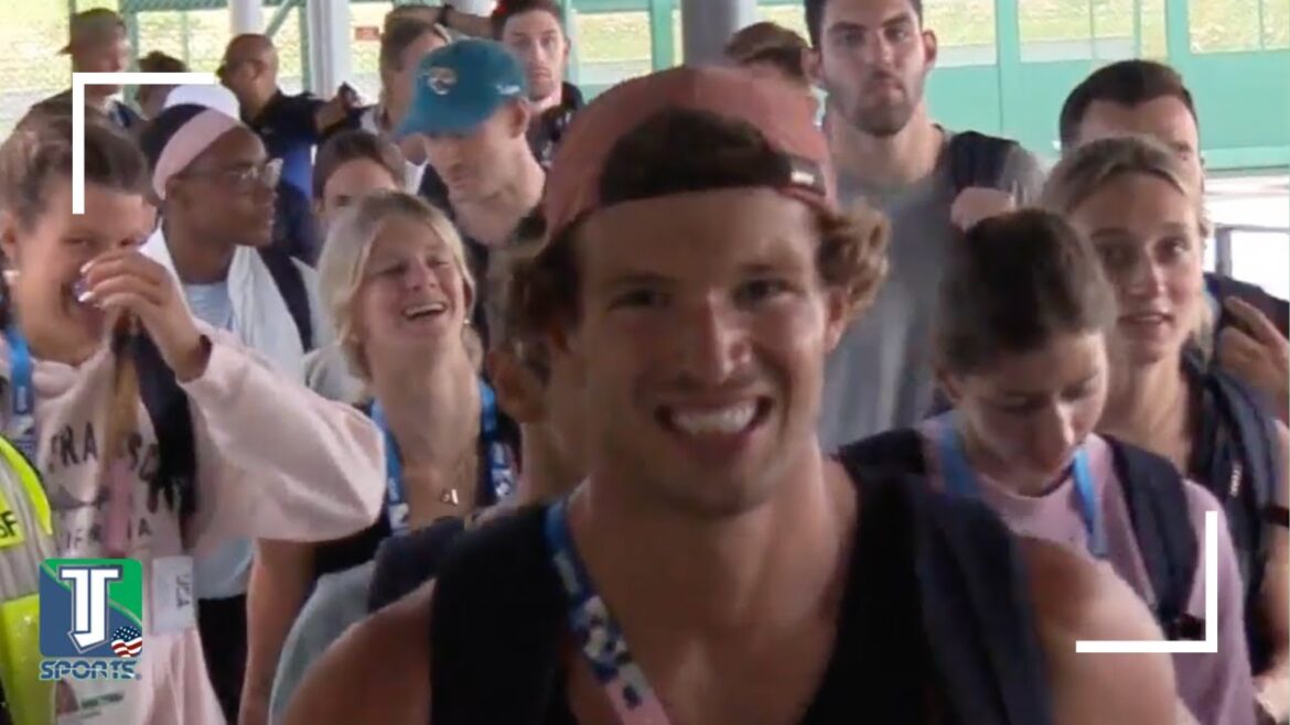 The Team USA ARRIVE in París to dispute the Paris 2024 Olympic Games