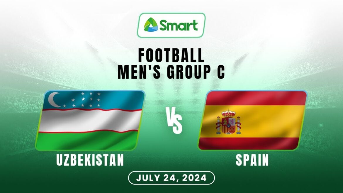 Olympics Men’s Football - Uzbekistan vs Spain - Group C (Full Game Highlights)