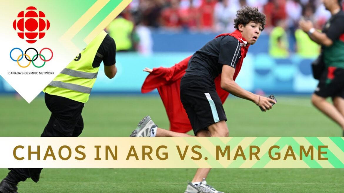 Fans storm field after Argentina seemingly ties soccer game during injury time, overturned by VAR Fans storm field after Argentina seemingly ties soccer game during injury time, overturned by VAR