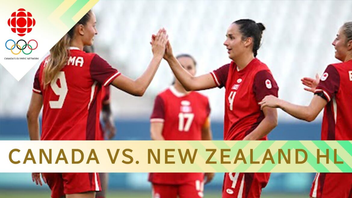 Canada opens Olympic title defence with win over New Zealand | #paris2024