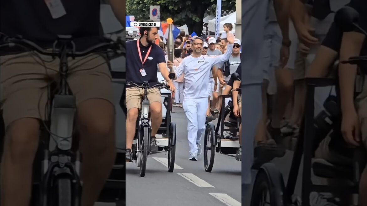 🇮🇳 Abhinav Bindra Grace the #paris2024 Olympic Torch Relay Event! #3amsports #olympics