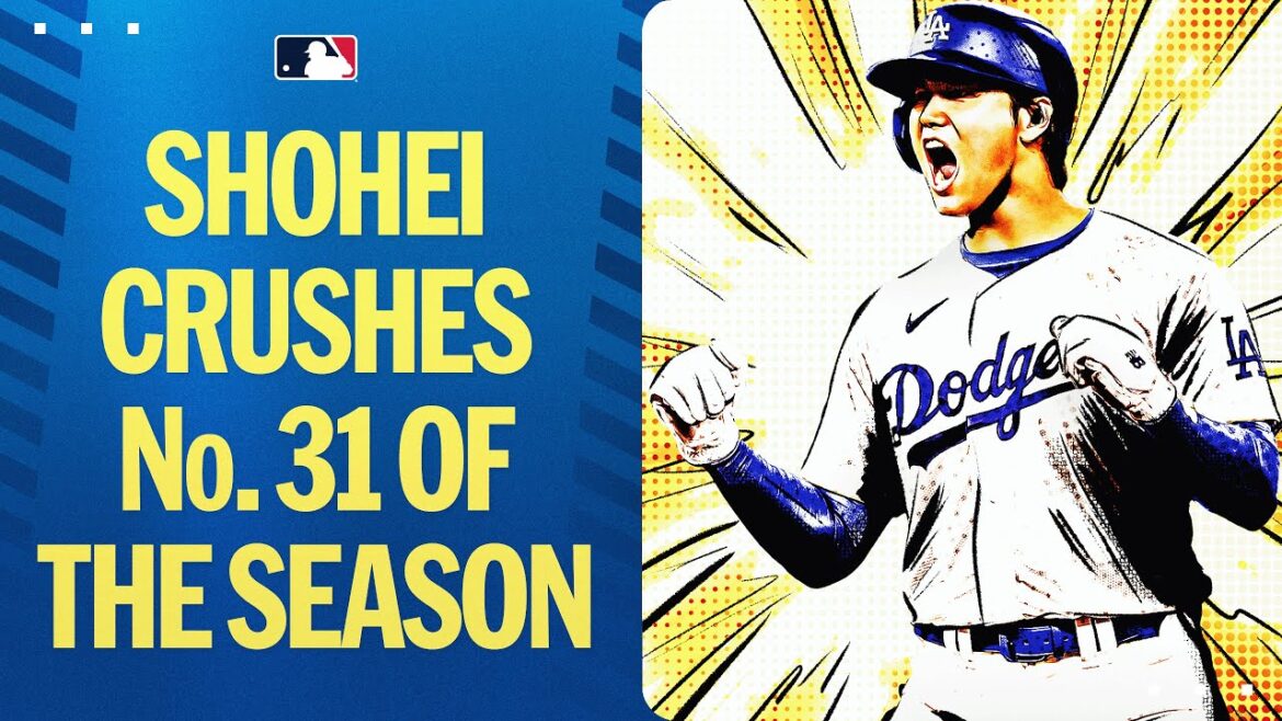 Shohei Ohtani hits his NL-leading 31st homer of the season!