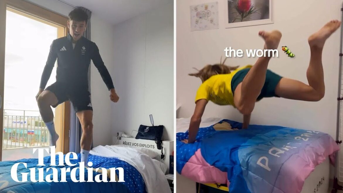 Athletes put cardboard beds to the test at Paris 2024 Olympics Athletes put cardboard beds to the test at Paris 2024 Olympics