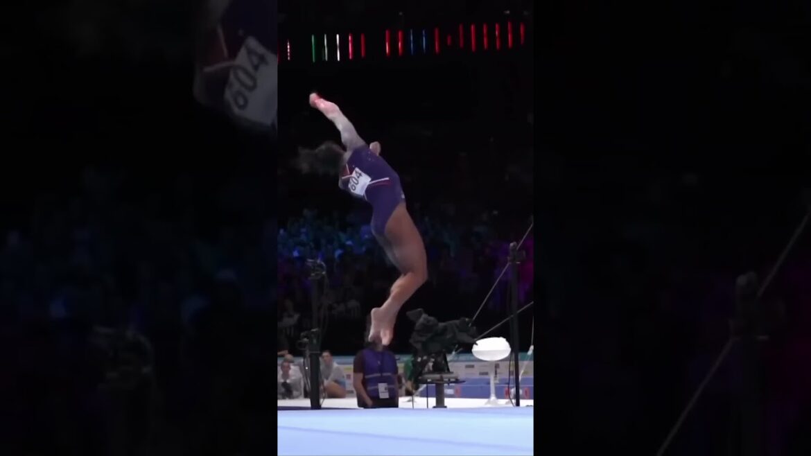 Olympic Gymnast Dominates  Jaw Dropping Tumbling Passes After Tokyo Olympics!