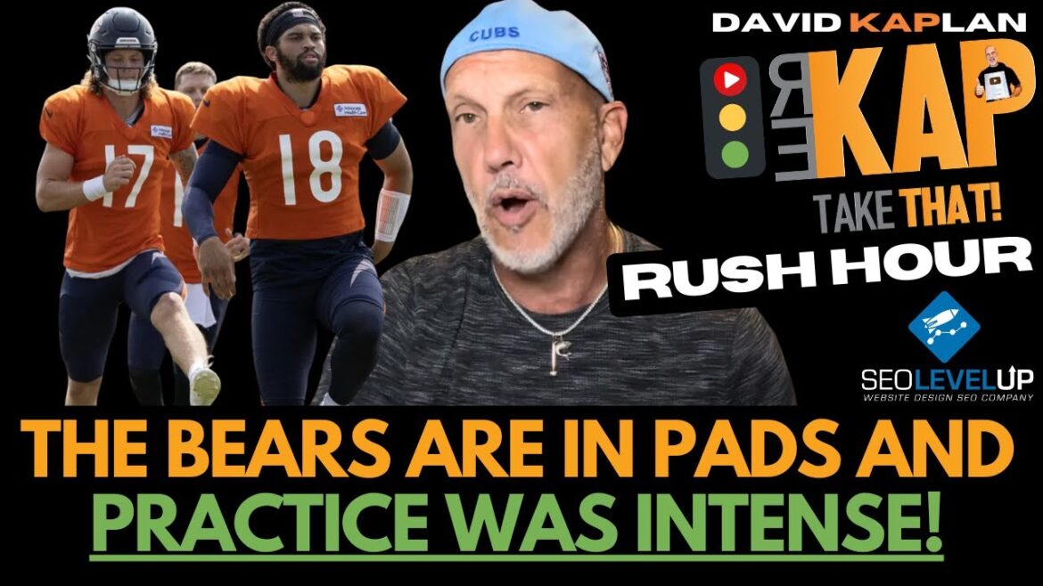 REKAP 🚗 Rush Hour - The Chicago Bears are in pads and practice was intense!