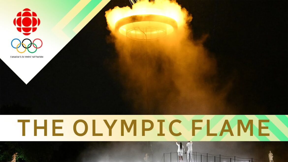 Olympic flame officially lit at Paris 2024 | #paris2024olympics