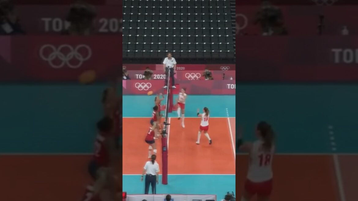 UNBELIEVABLE Volleyball attacks at Tokyo 2020🤯🏐 #Olympics #Paris2024