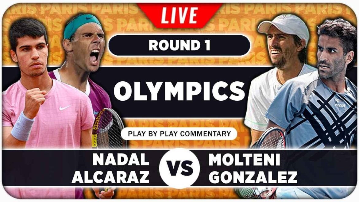 NADAL / ALCARAZ vs MOLTENI / GONZALEZ • Paris Olympics 2024 • LIVE Tennis Play by Play Stream NADAL / ALCARAZ vs MOLTENI / GONZALEZ • Paris Olympics 2024 • LIVE Tennis Play by Play Stream