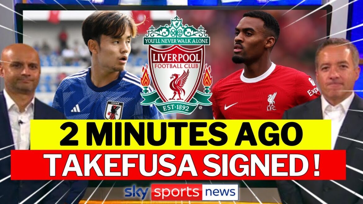 Takefusa Kubo Deal Done To Liverpool🔥Kubo Become Liverpool Player✅Kubo Shirt Unveiling✔️