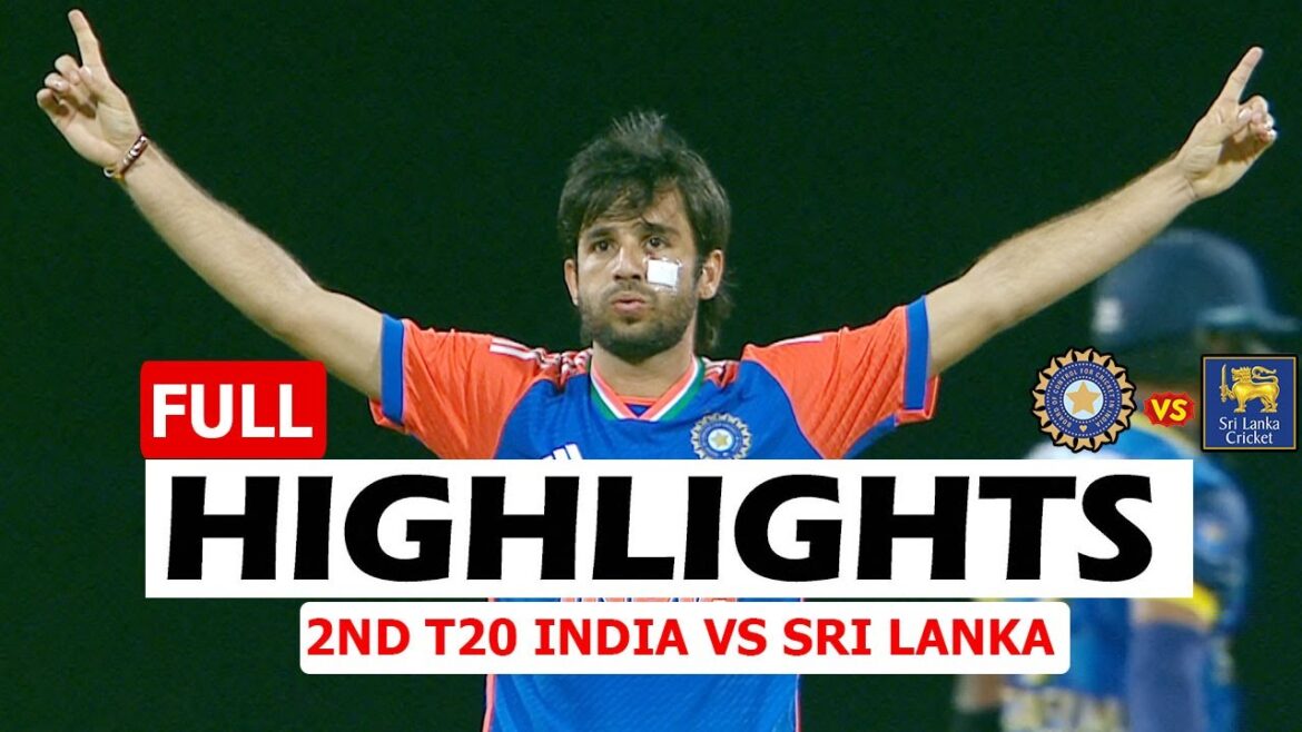 INDIA VS SRI LANKA 2ND T20 MATCH FULL HIGHLIGHTS 2024 | IND VS SL