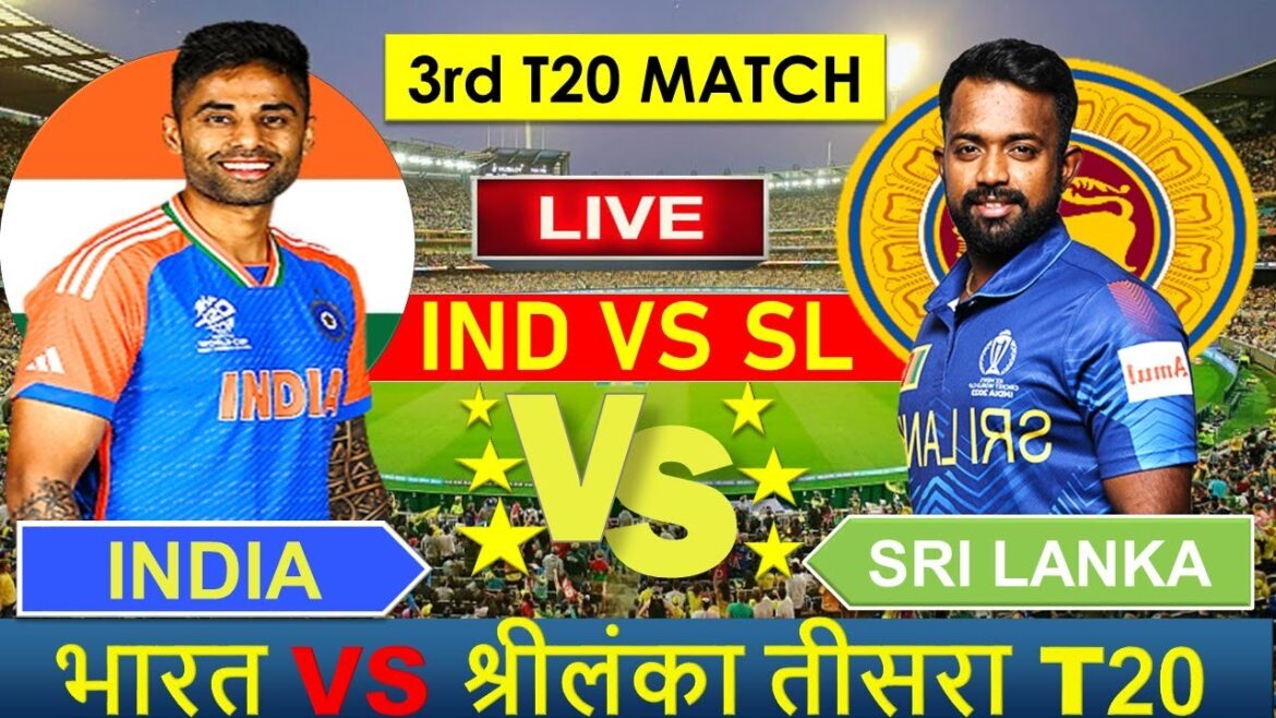 🔴Live: India vs Sri Lanka 3rd T20 2024 | |IND vs SL 2024 |#indvssl #cricketlive 🔴Live: India vs Sri Lanka 3rd T20 2024 | |IND vs SL 2024 |#indvssl #cricketlive
