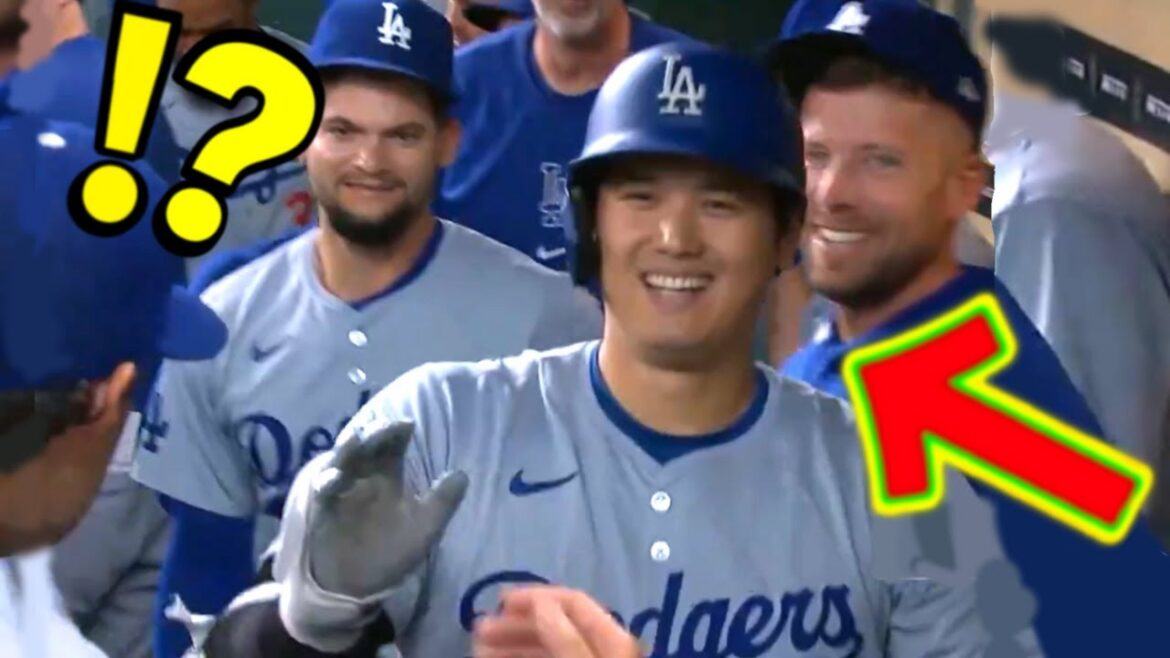 The moment Ohtani raised his hand to his teammate... "This is too cute!!!" The contrast between the unicorn hitting his 35th home run drew cheers even in the enemy's stadium![MLB]
