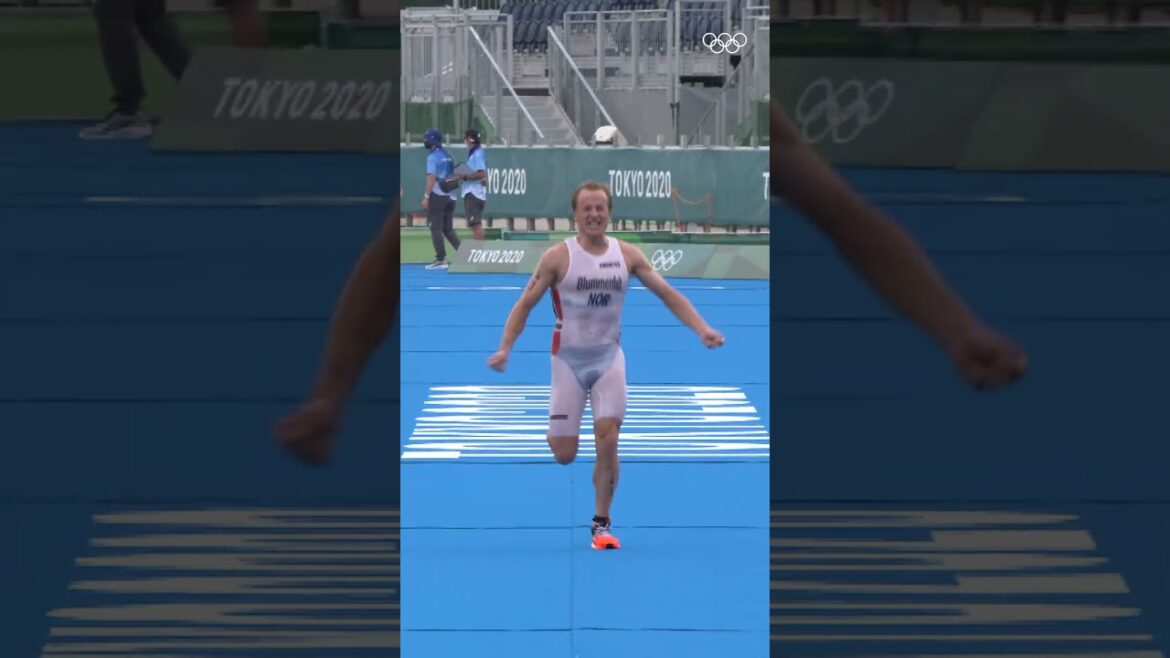 Tokyo 2020 Men's Triathlon 🥇Kristian Blummenfelt 🇳🇴 #Olympics #Paris2024 #Sports #Triathlon