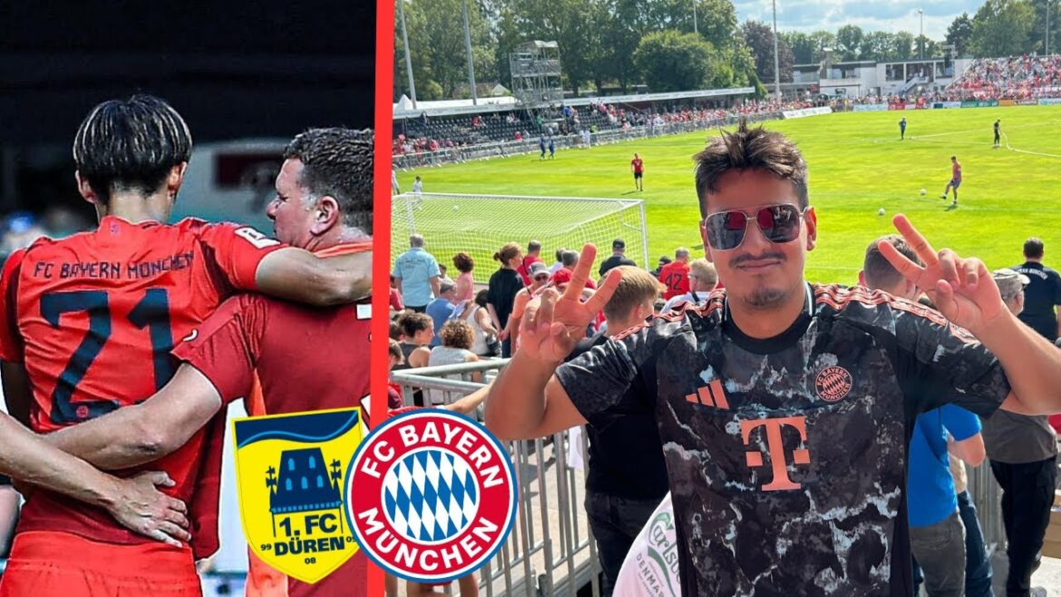 HIROKI ITO suffers a metatarsal fracture... 😩😥 | 1. FC Düren vs. FC Bayern Munich | CedrikTV