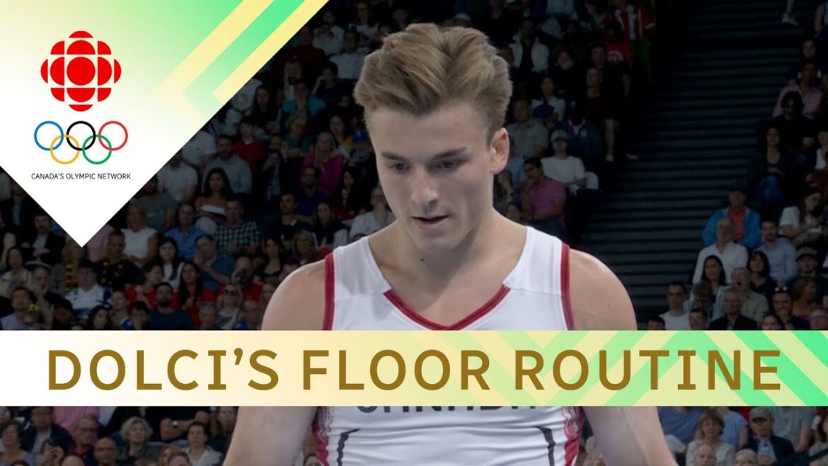 Canada's own Felix Dolci with a spectacular floor routine  | #paris2024