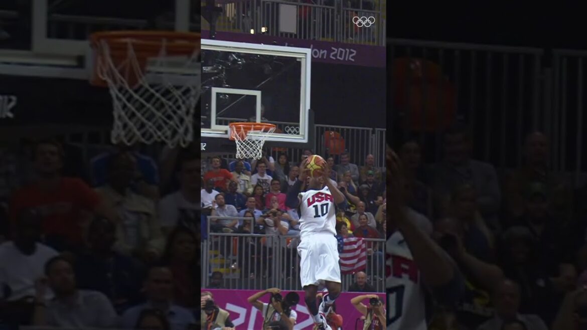 One of the most iconic photos in Olympic basketball history - Kobe Bryant.