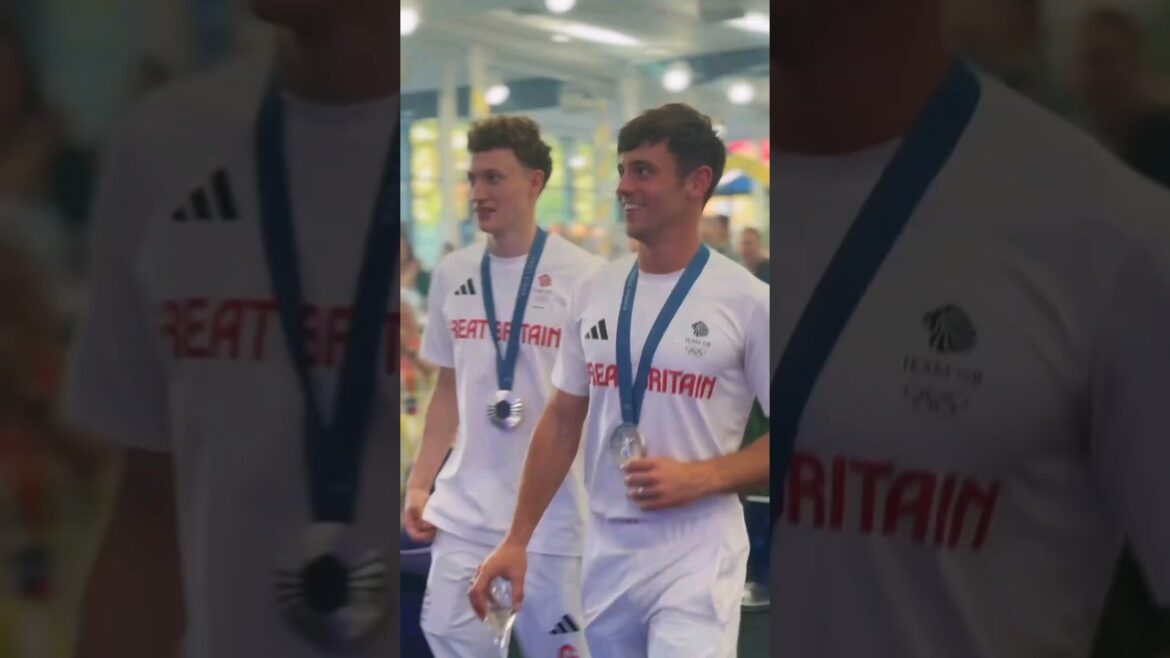 What happens after you win an Olympic medal? 🥈👀 #diving What happens after you win an Olympic medal? 🥈👀 #diving